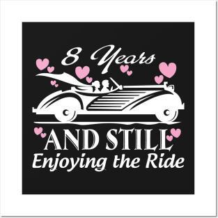 Anniversary Gift 8 years Wedding Marriage Posters and Art